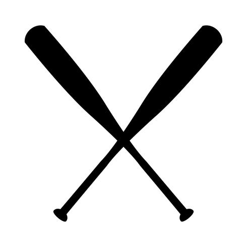 Bate de béisbol vector