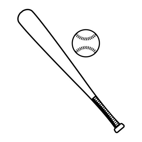 Icono de vector de béisbol