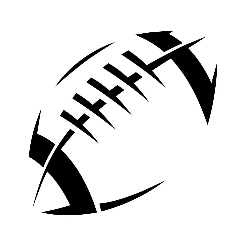 American Football vector icon 550769 Vector Art at Vecteezy
