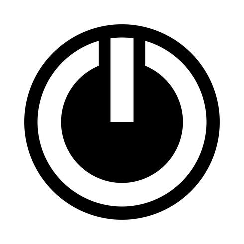 Power Symbol Vector Icon