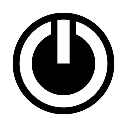 Power Symbol Vector Icon