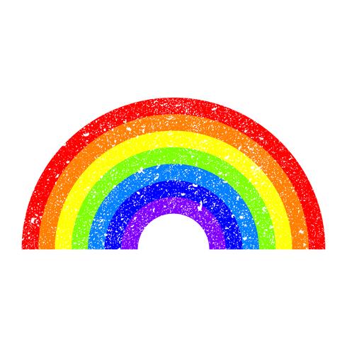 Icono de vector de arco iris