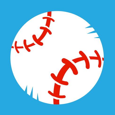 Icono de vector de béisbol