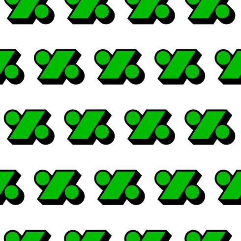 Percent symbol math icon, percentage graphic vector
