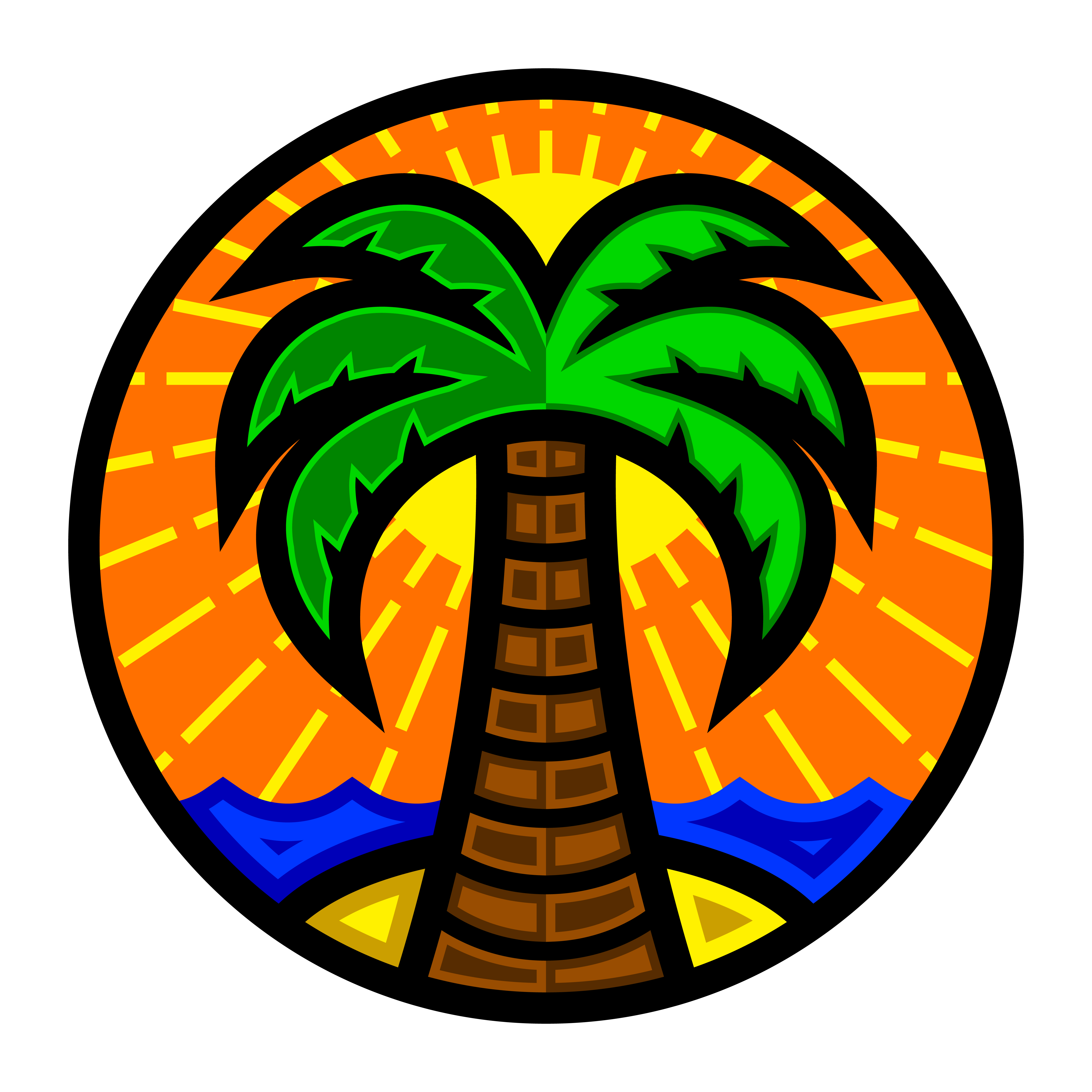 Palm Tree Vector Icon 550836 Vector Art at Vecteezy 