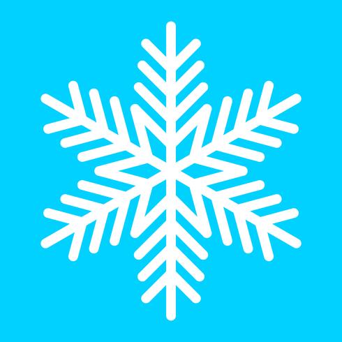 Icono de Vector de copo de nieve