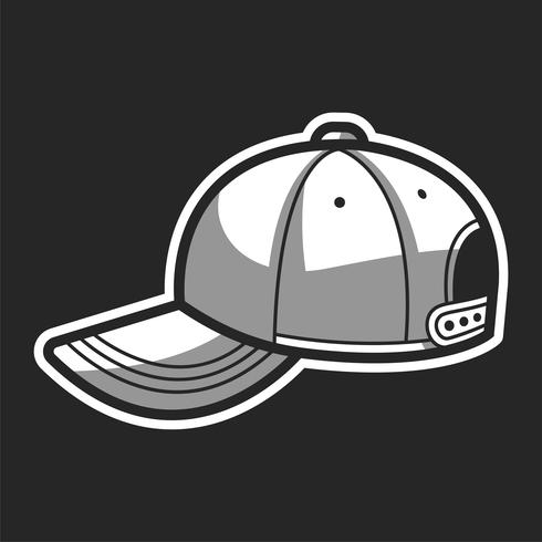 Gorra de beisbol vector