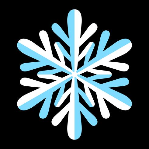 Icono de Vector de copo de nieve