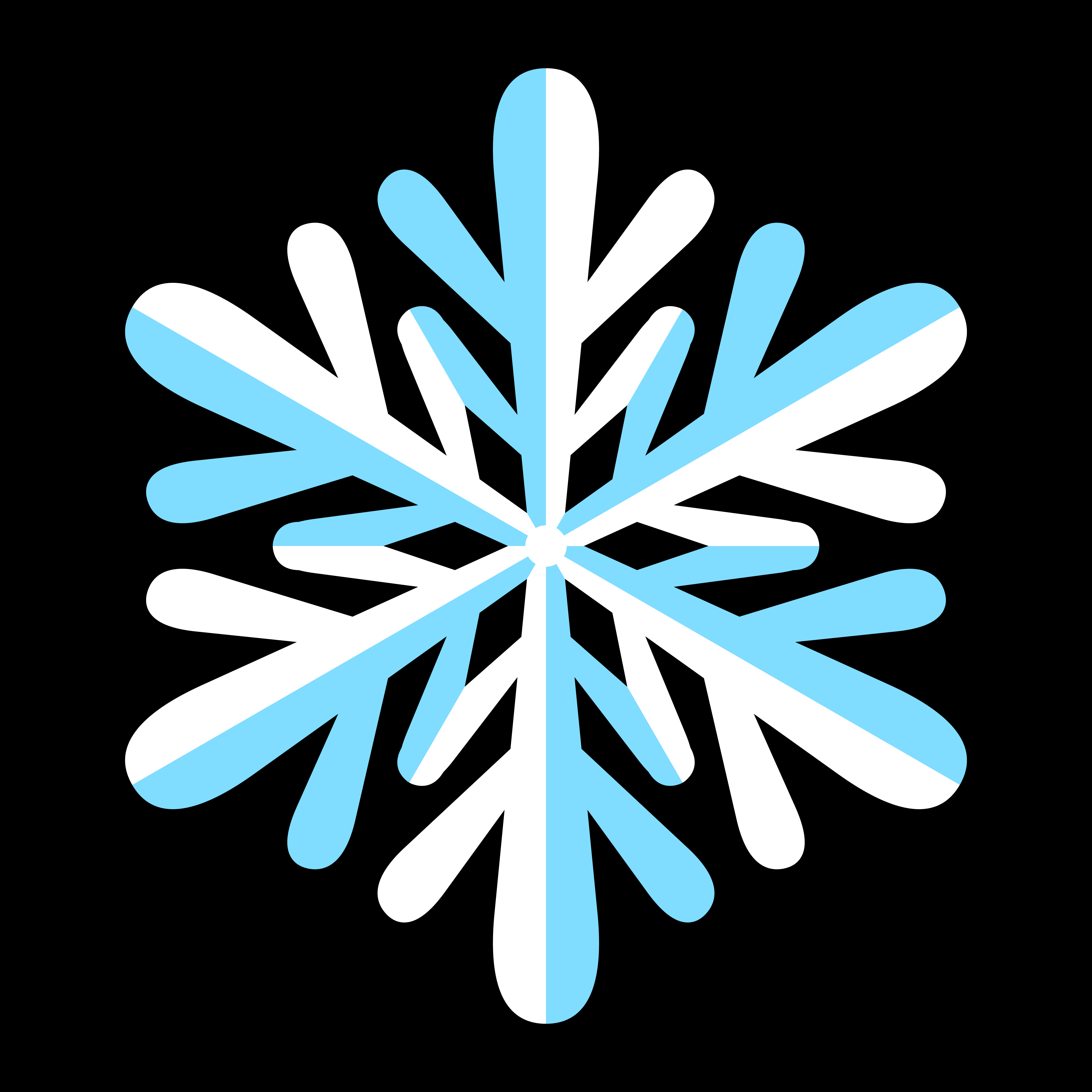 Snowflake Vector Icon 550891 - Download Free Vectors, Clipart Graphics