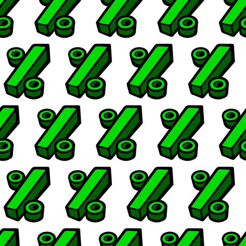 Percent symbol math icon, percentage graphic vector