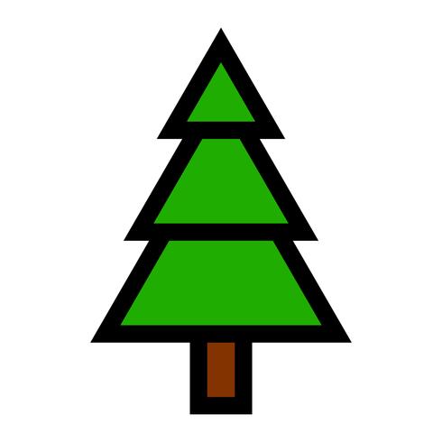 Icono de vector de arbol