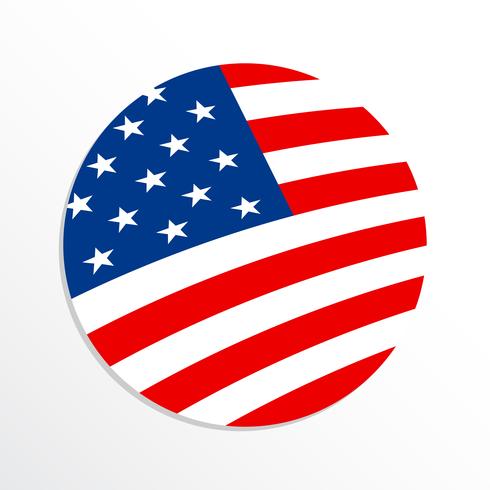 American Flags vector