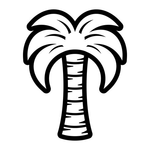 Palm Tree Vector Icon