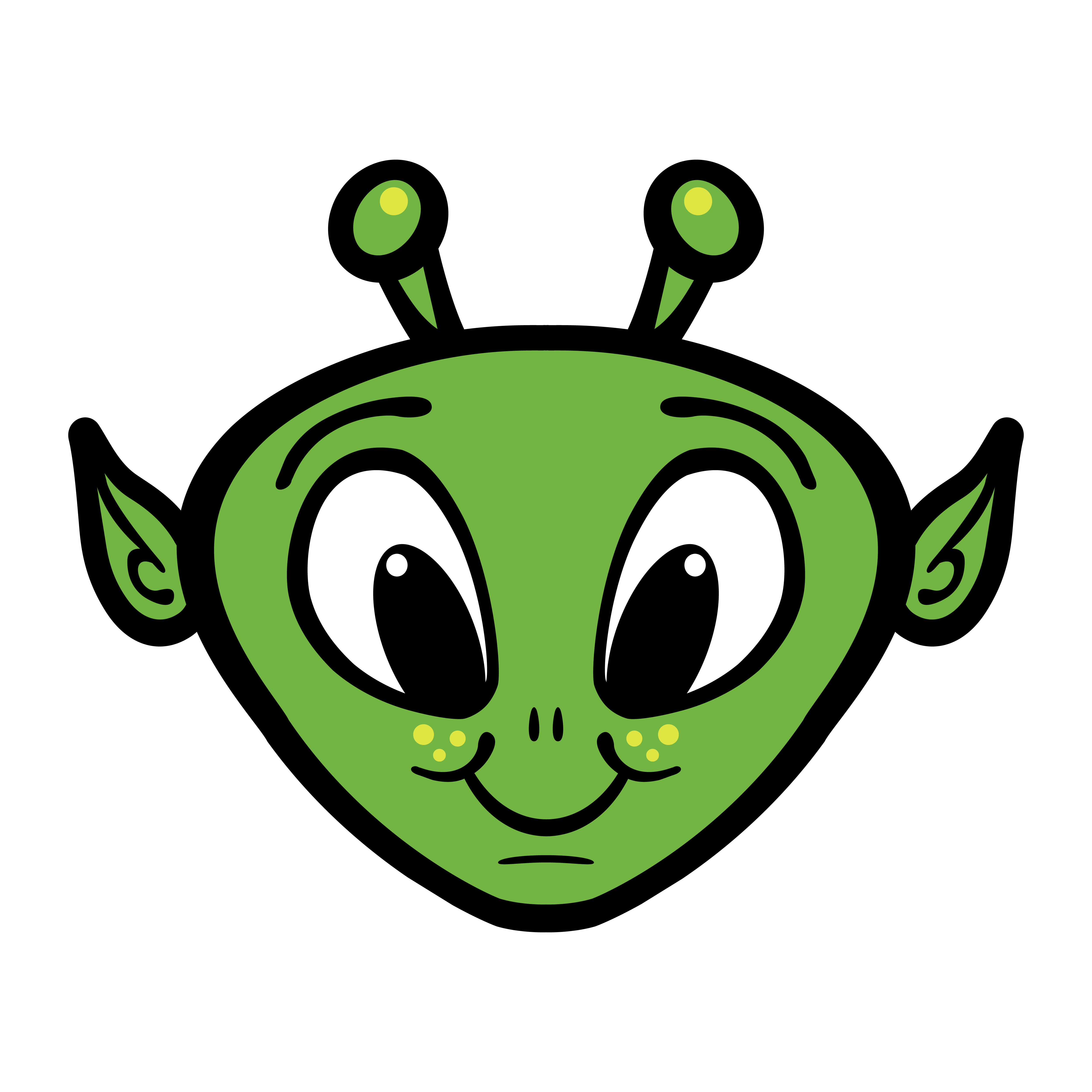 Download Alien head vector illustration 551139 - Download Free ...