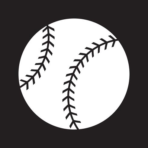 Icono de vector de béisbol