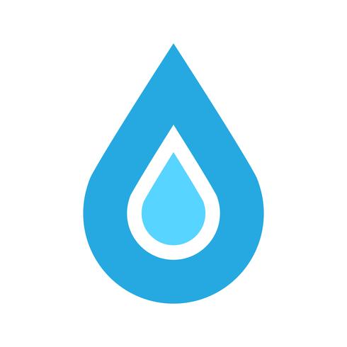 Icono de Vector de gota de agua