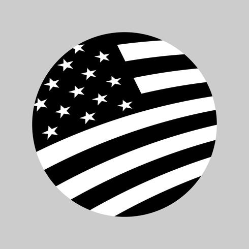 American Flags vector