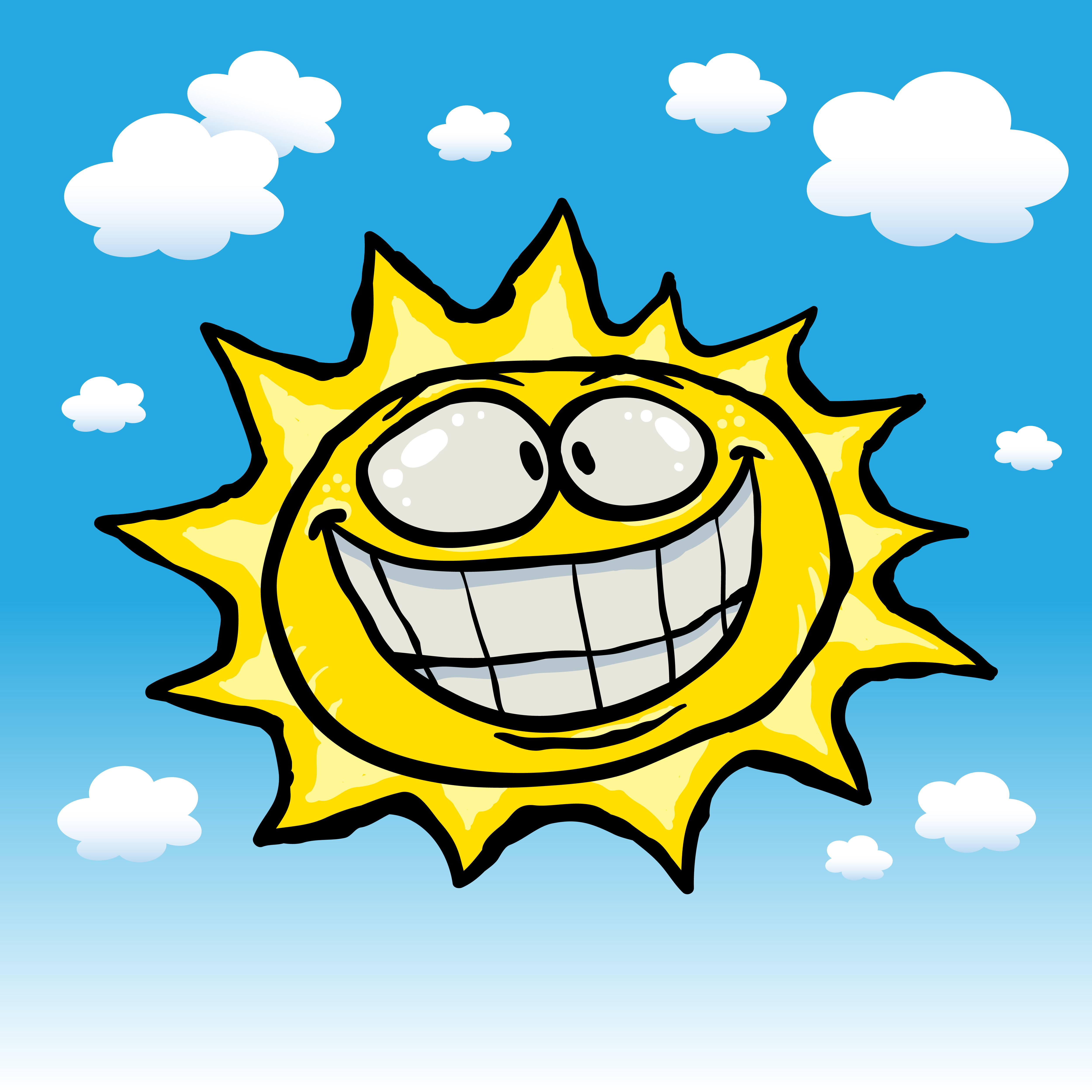 Cartoon Sun 551227 Vector Art at Vecteezy