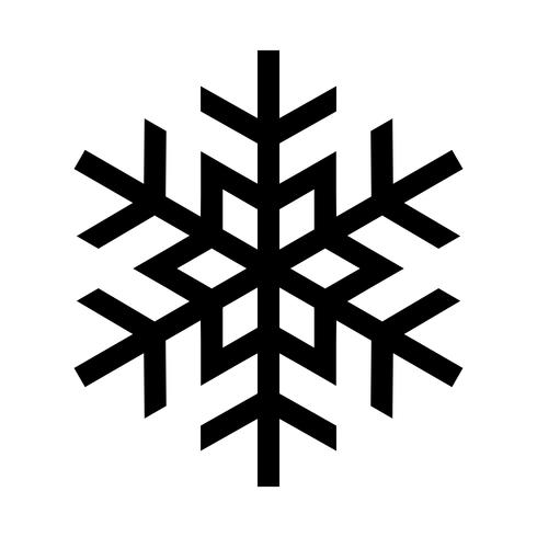 Icono de Vector de copo de nieve