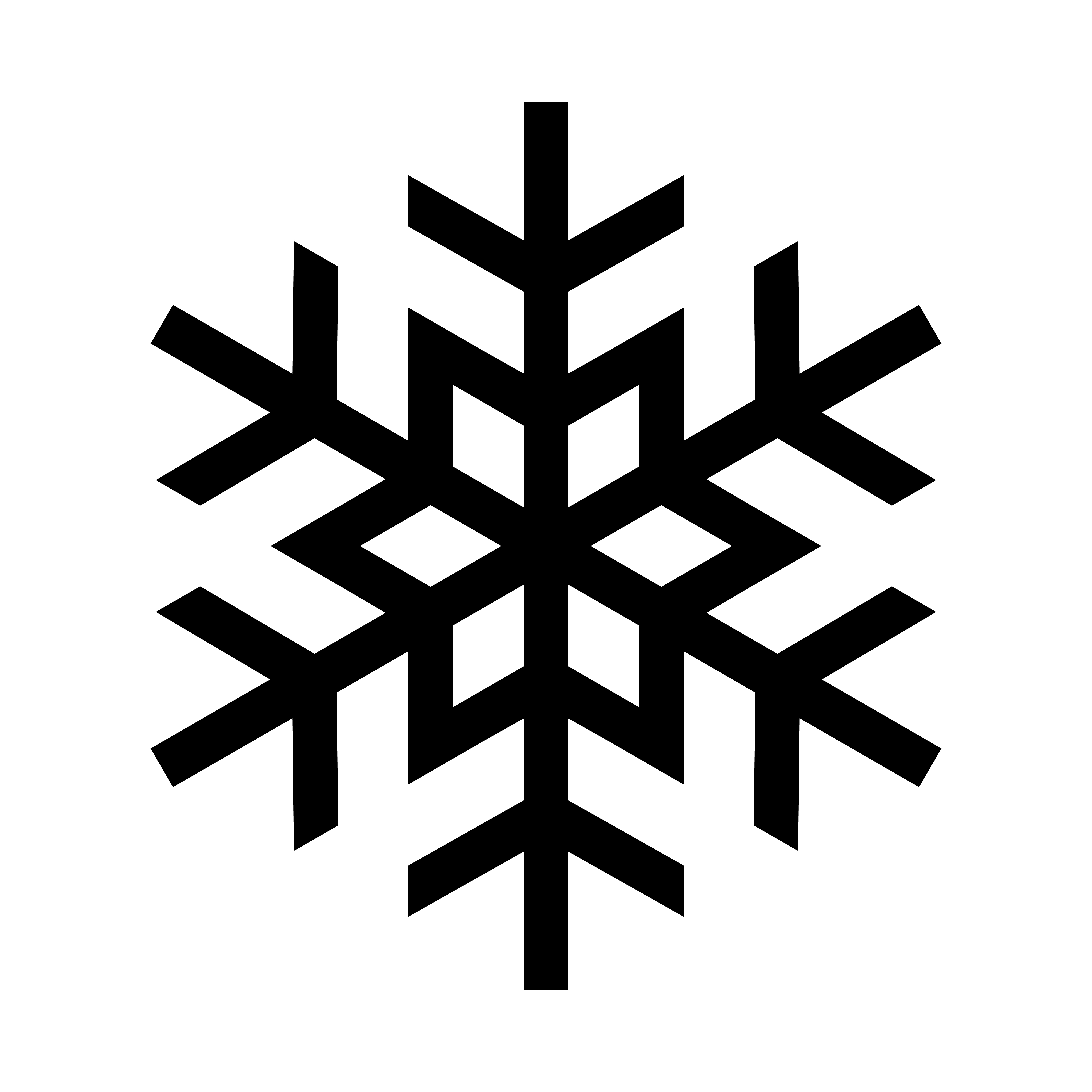 Snowflake Vector Icon 551230 - Download Free Vectors, Clipart Graphics