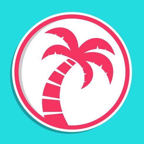 Palm Tree Vector Icon