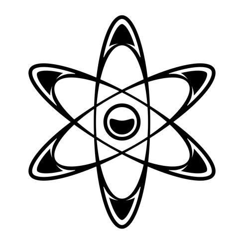 Dynamic Atom Molecule Science Symbol vector icon