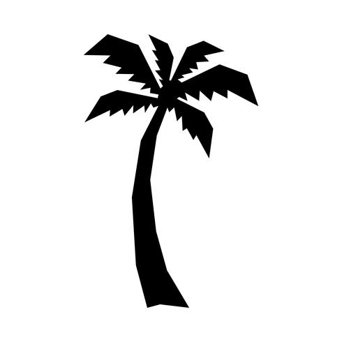 Palmera Vector icono