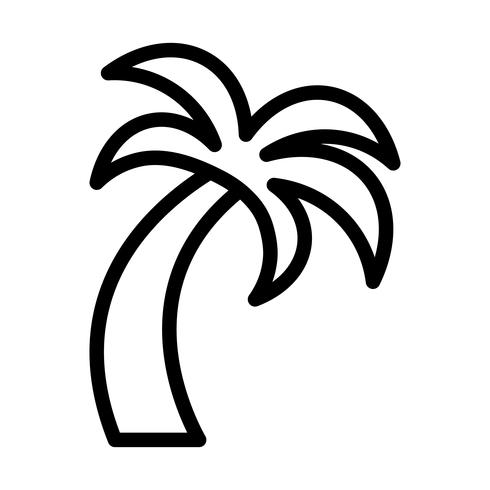 Palm Tree Vector Icon