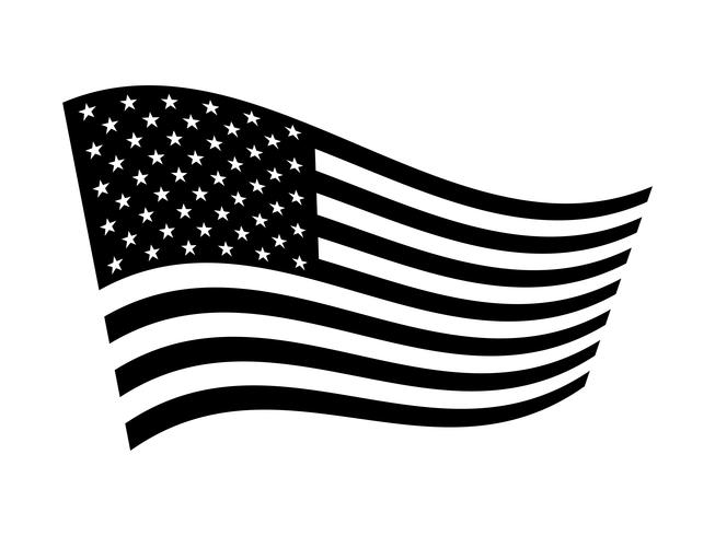 American Flags vector