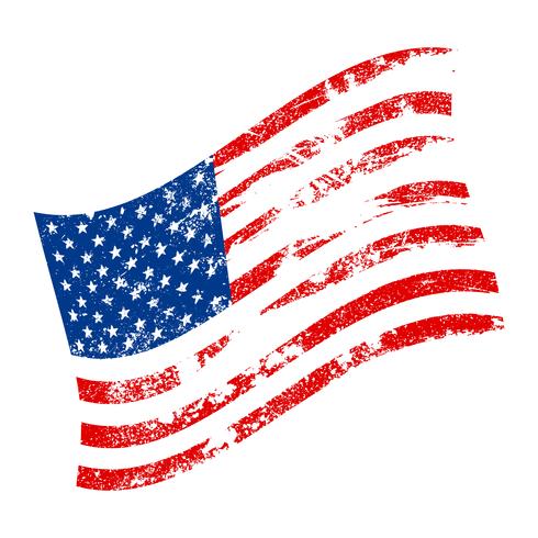 American Flags vector