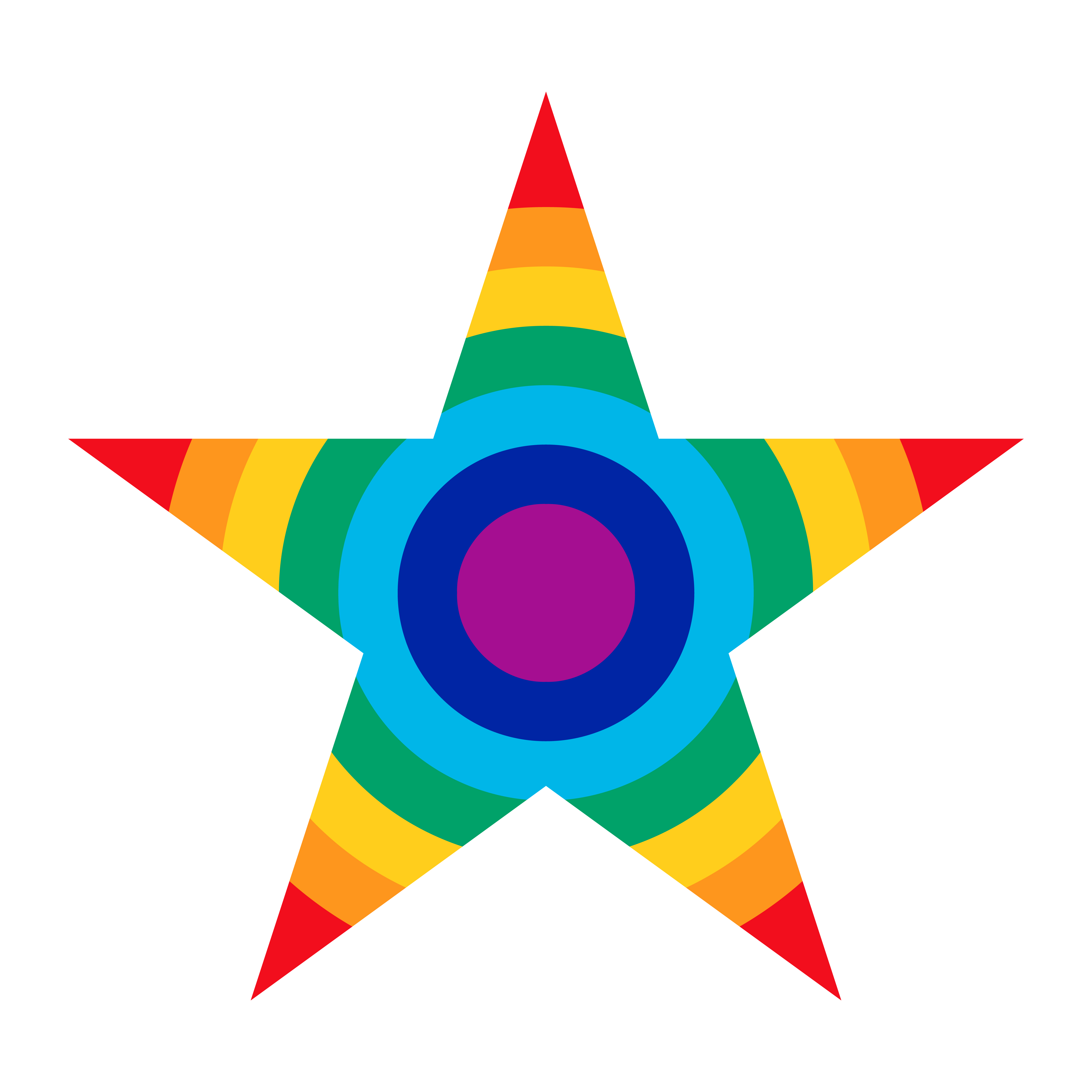 Download Rainbow Star vector icon 551316 - Download Free Vectors ...