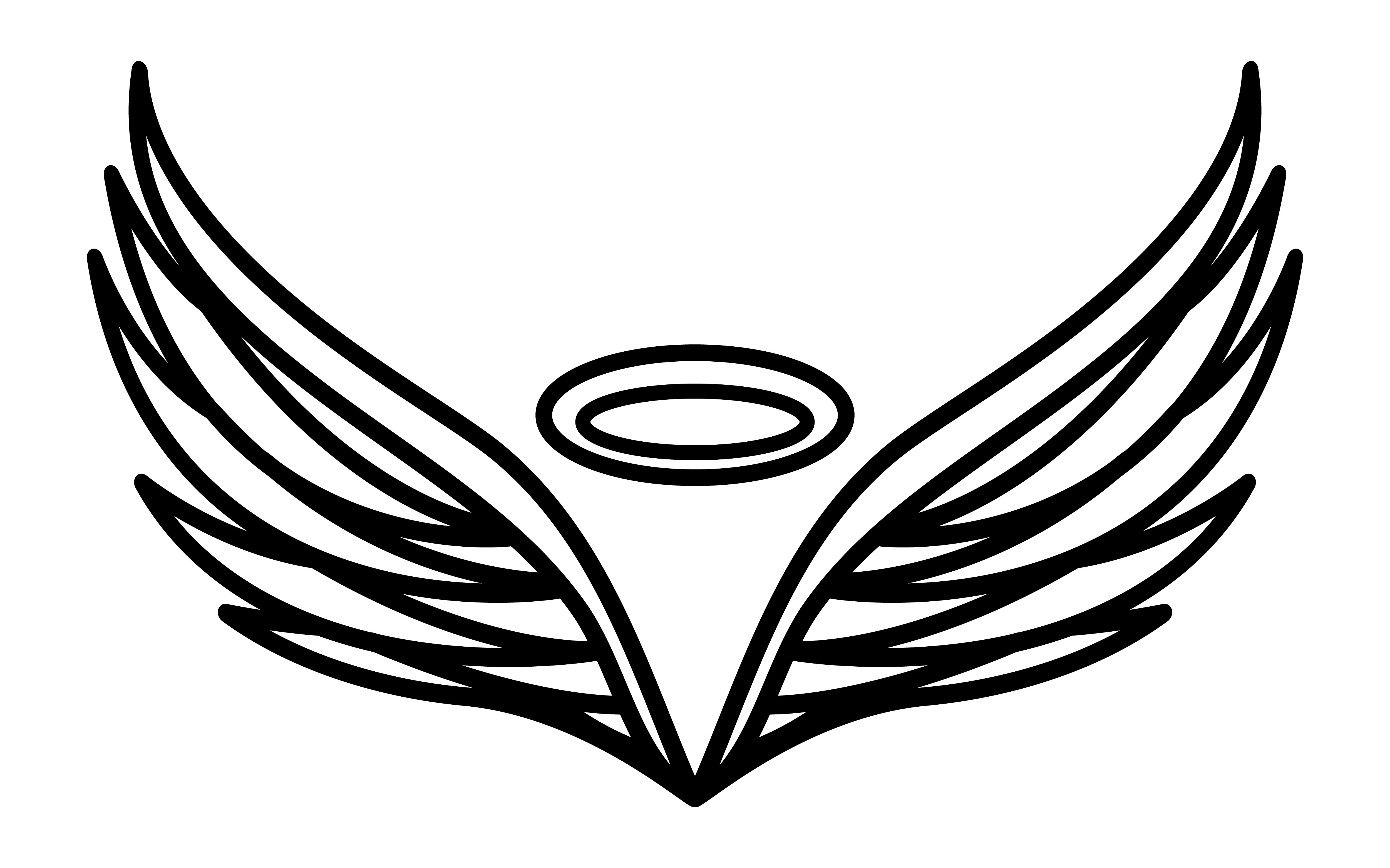 Angel Wings 551324 Vector Art at Vecteezy