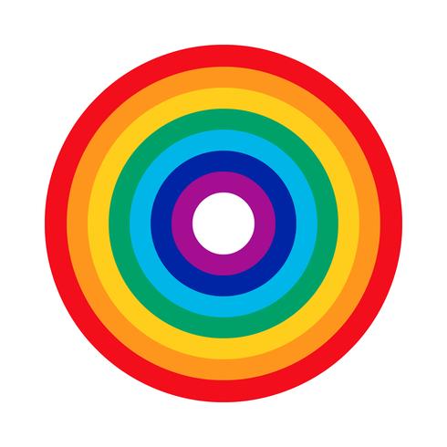 Rainbow vector icon