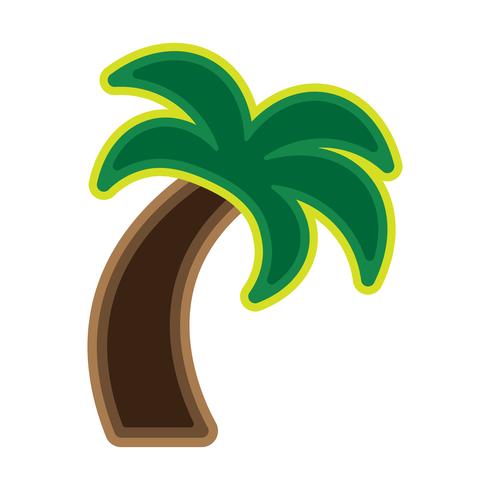 Palmera Vector icono