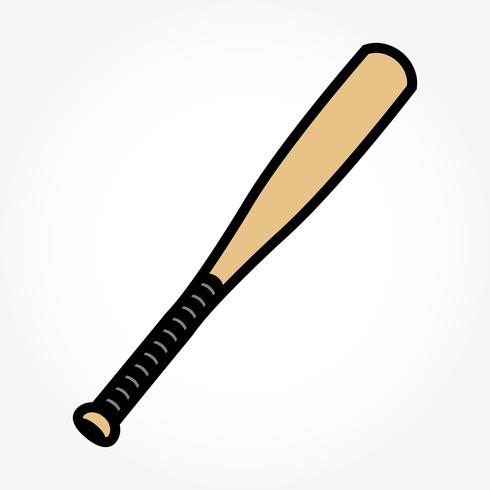 Bate de béisbol vector