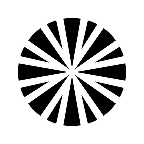 Sun icon vector