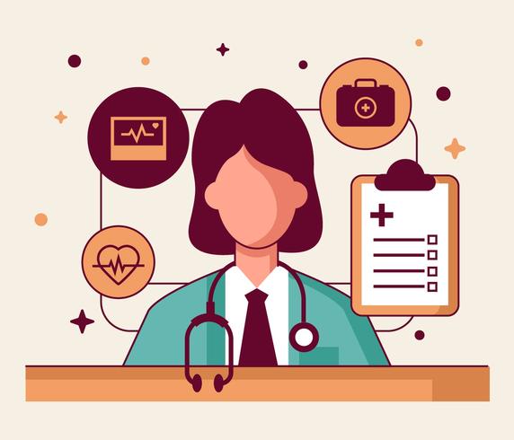 Healthcare Character Vector