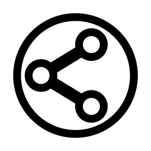 Networking Diagram Vector Icon