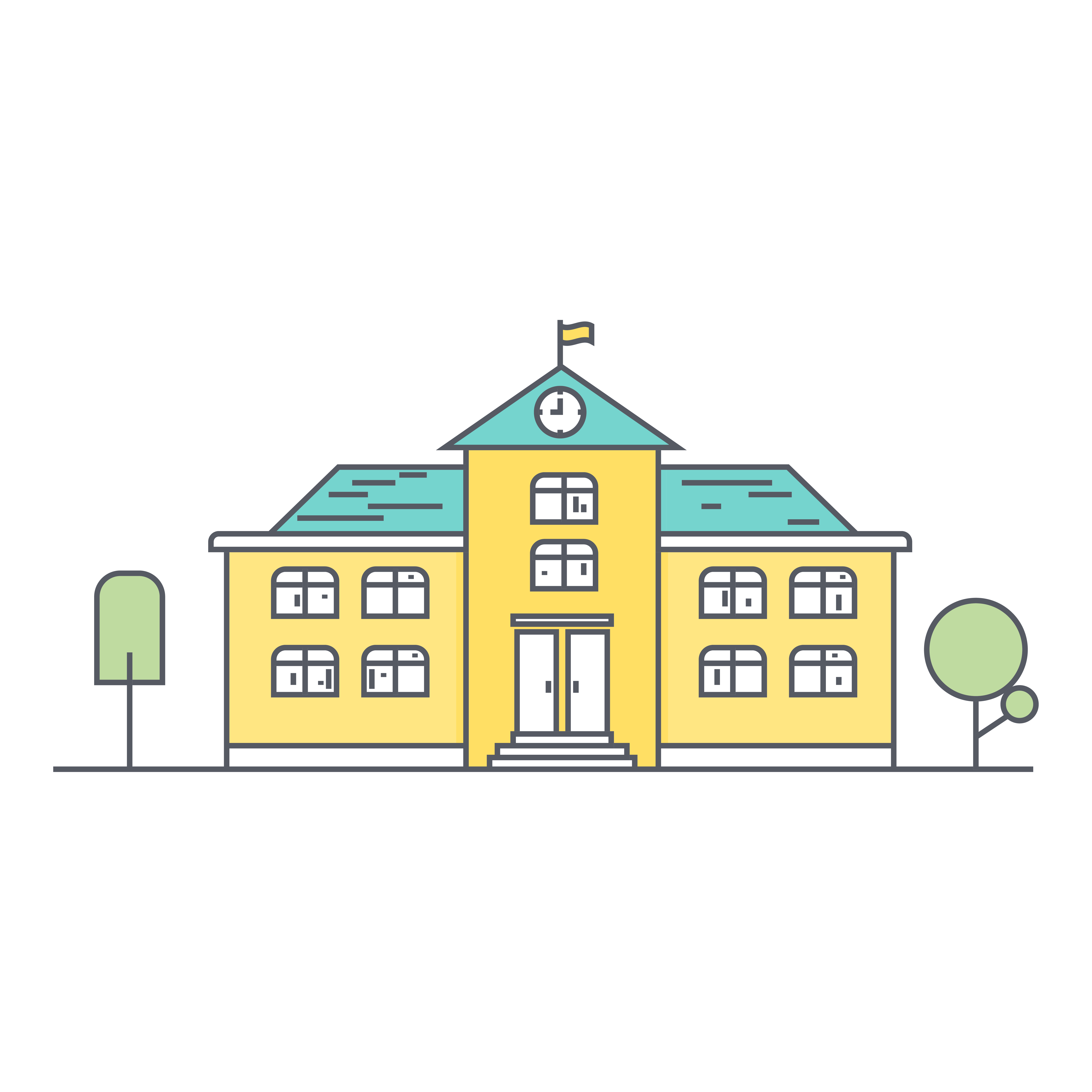 Line art web icons. Back to school ilustration vector ... Line art web icons. Back to school ilustration vector ...