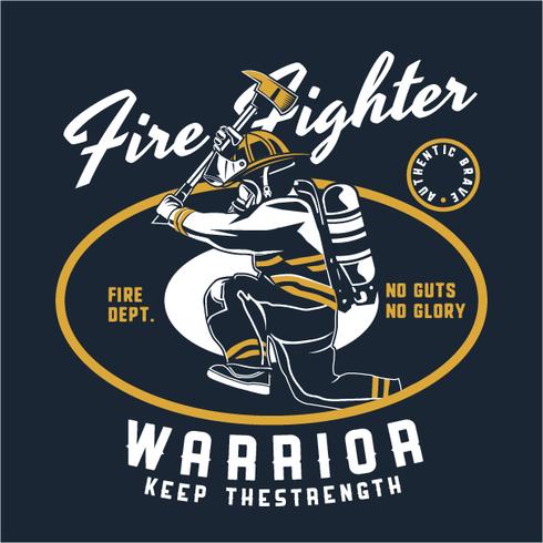 fire fighter vector