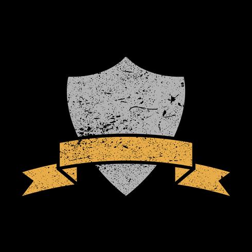 Shield crest vector icon