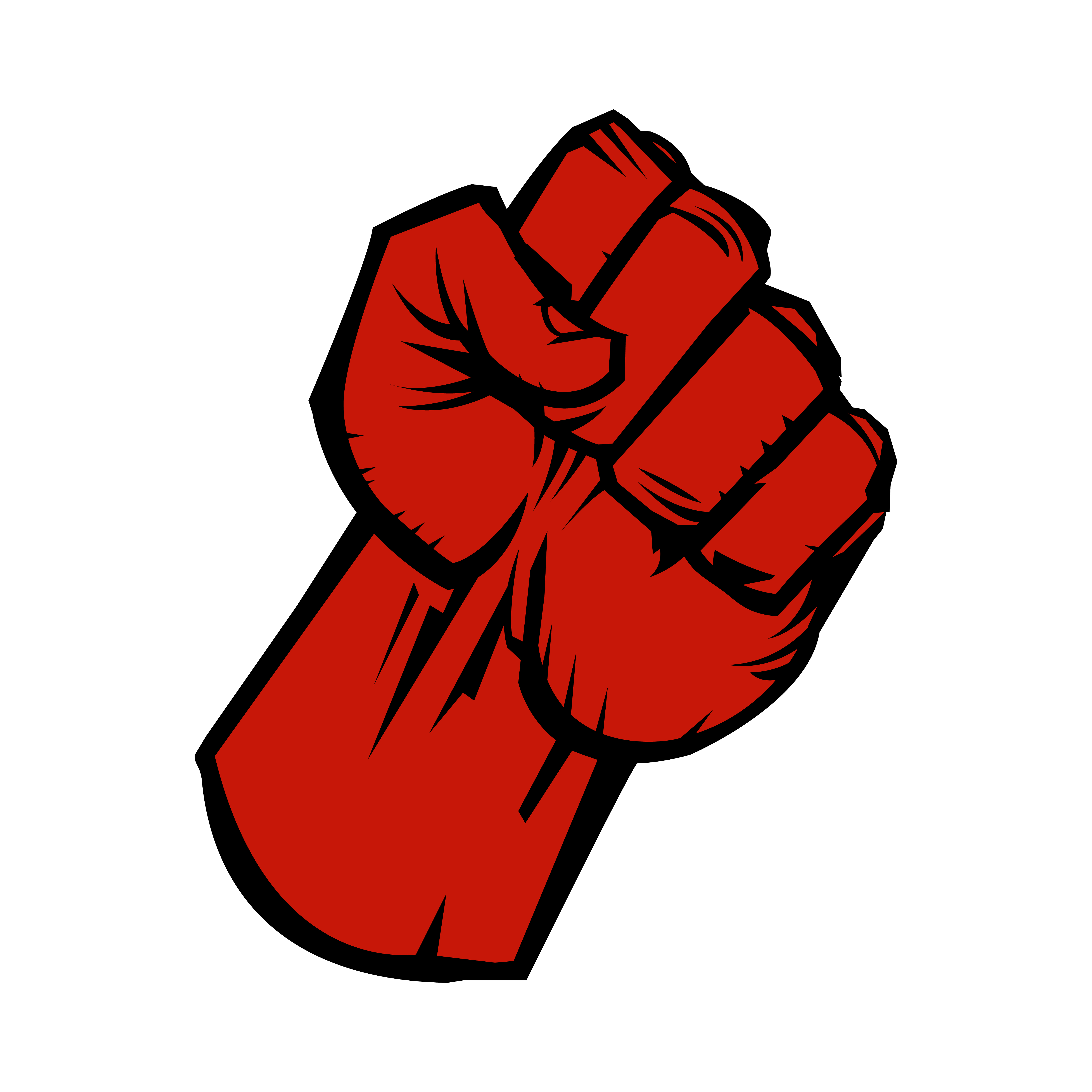 Raised Fist vector icon 551904 - Download Free Vectors, Clipart