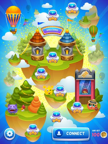 Game map vector