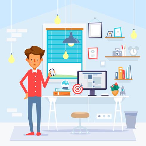 Startup concept vector