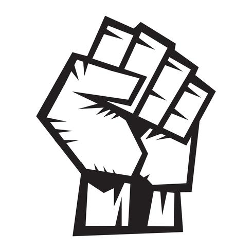 Raised Fist vector icon