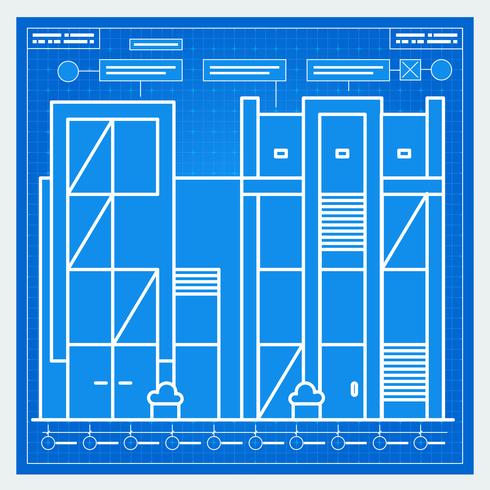 Plano de la casa vector