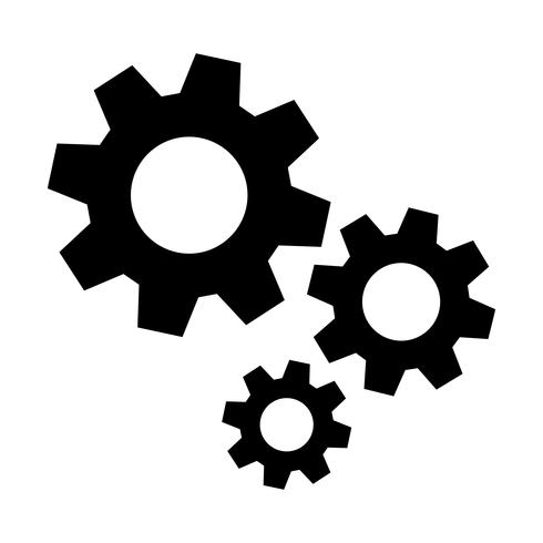 Gears Vector Icon