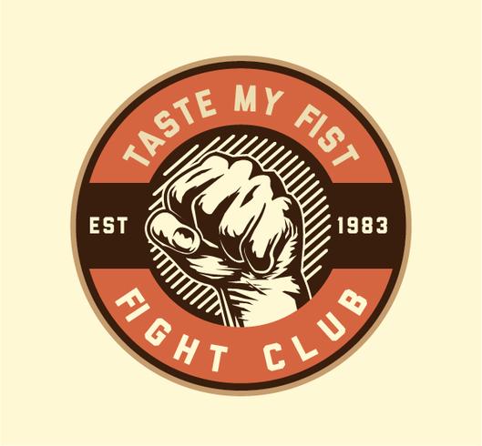 fight club fist vector