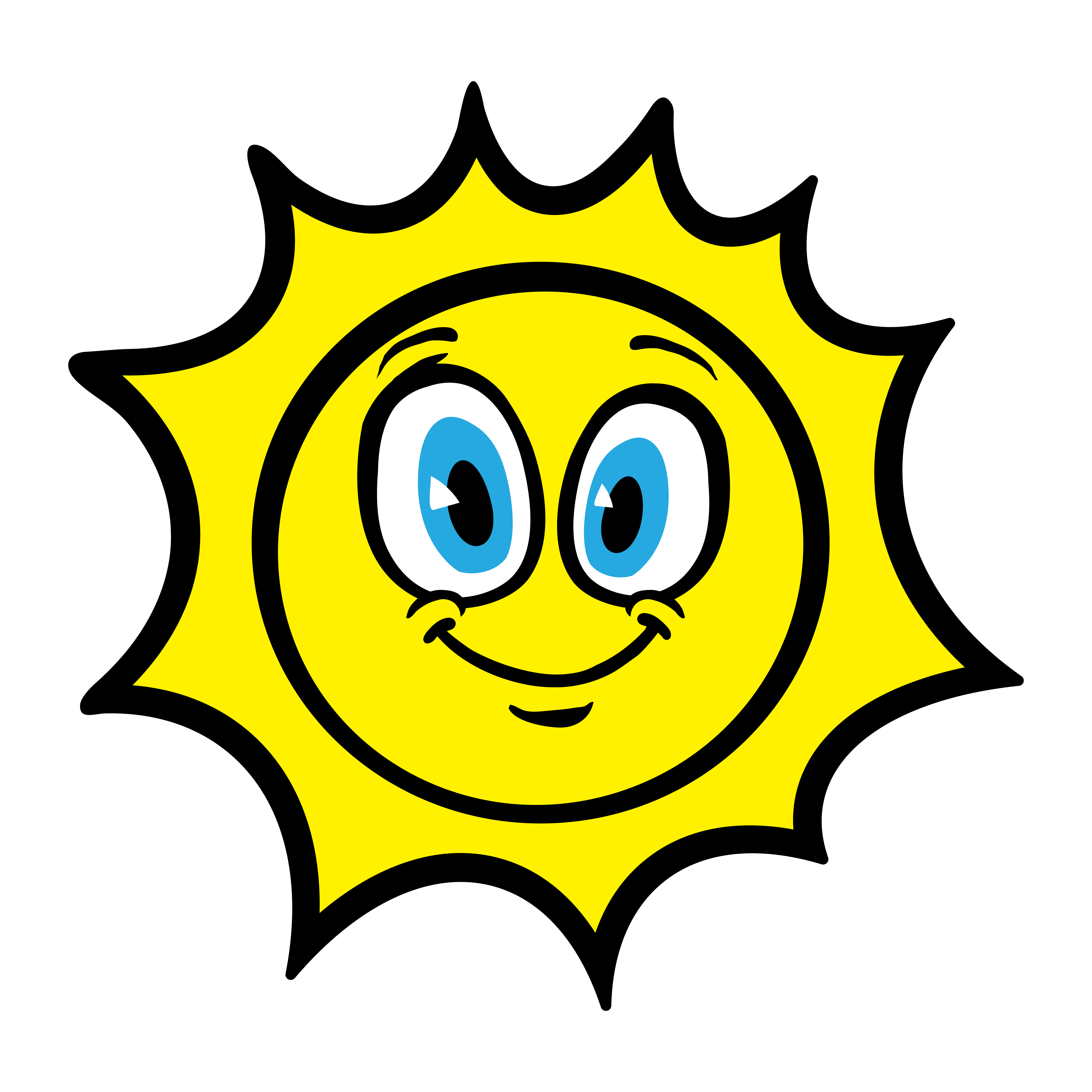 Cartoon Sun 552073 Vector Art at Vecteezy