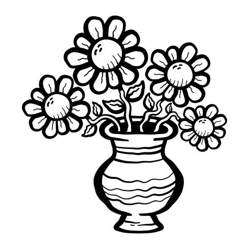 Cartoon Flower vector